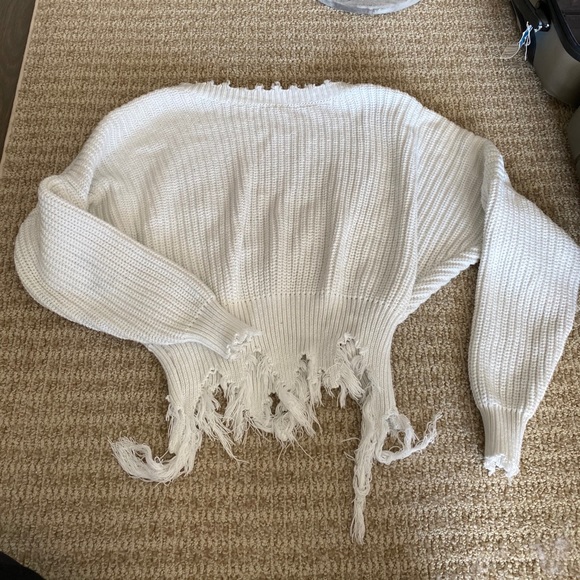 LF Frayed Sweater - Picture 3 of 5